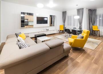 Фото номера Улучшенные апартаменты Апарт-отели Dumbrava Residence г. Сибиу 11