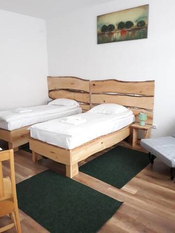 Фото номера Двухместный номер с 2 отдельными кроватями Гостевой дом Casa Geppetto г. Сибиу 15