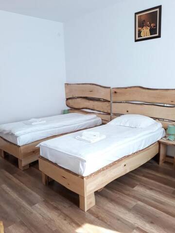 Фото номера Двухместный номер с 2 отдельными кроватями Гостевой дом Casa Geppetto г. Сибиу 11
