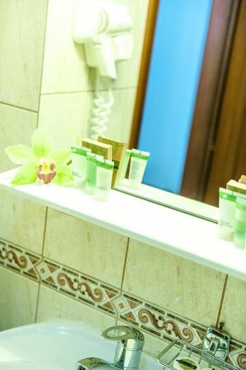 Фото номера Двухместный номер с 2 отдельными кроватями Отель Hotel Parc Sibiu г. Сибиу 10