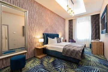 Фото номера Стандартный двухместный номер с 1 кроватью Отель ART Hotel г. Сибиу 17