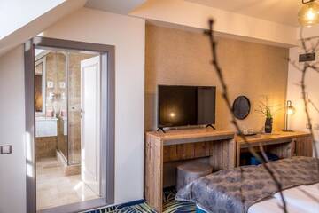 Фото номера Стандартный двухместный номер с 1 кроватью Отель ART Hotel г. Сибиу 18