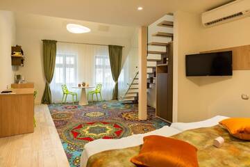 Фото номера Апартаменты с 2 спальнями (Сирень) Апарт-отели Blumenhaus Sibiu г. Сибиу 10