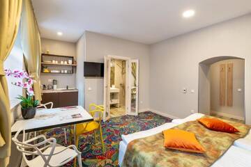 Фото номера Studio Apartment (Orchidea) Апарт-отели Blumenhaus Sibiu г. Сибиу 4