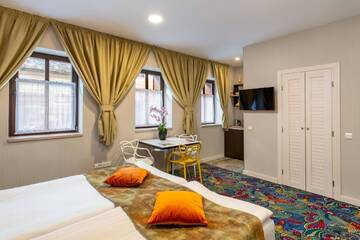 Фото номера Studio Apartment (Orchidea) Апарт-отели Blumenhaus Sibiu г. Сибиу 7
