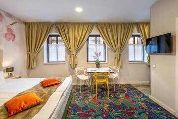 Фото номера Studio Apartment (Orchidea) Апарт-отели Blumenhaus Sibiu г. Сибиу 8