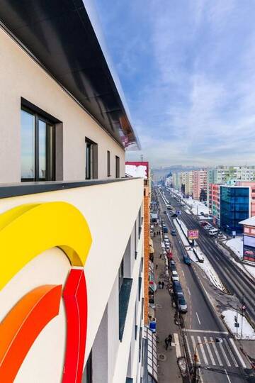Фото номера Апартаменты бизнес-класса с 1 спальней Апарт-отели Plaza35 г. Сибиу 14