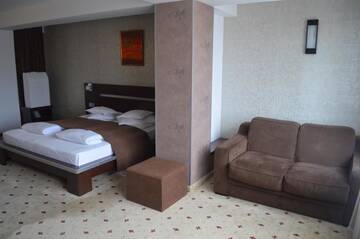 Фото номера Улучшенный двухместный номер с 1 кроватью Отель Hotel Premier г. Сибиу 3